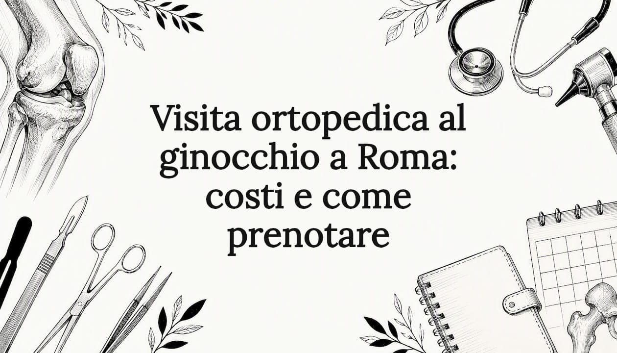 Visita ortopedica al ginocchio a Roma: costi e come prenotare