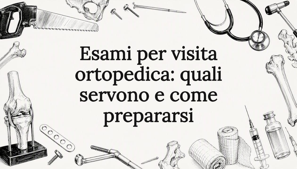 Esami per visita ortopedica: quali servono e come prepararsi