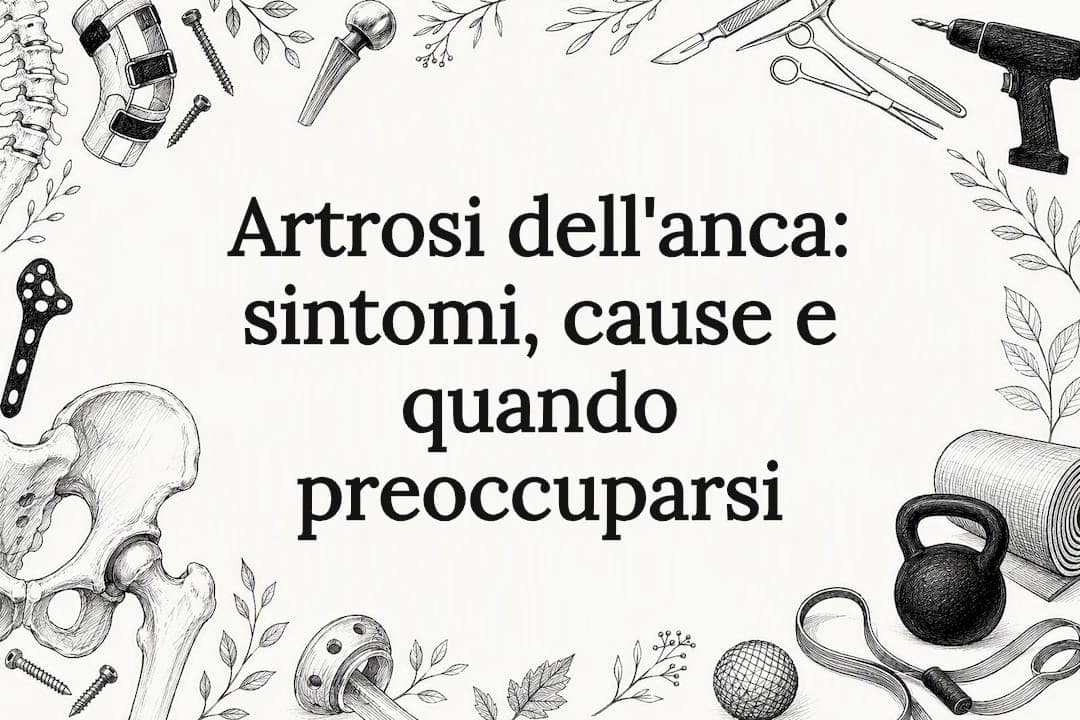 Artrosi dell'anca: sintomi, cause e quando preoccuparsi