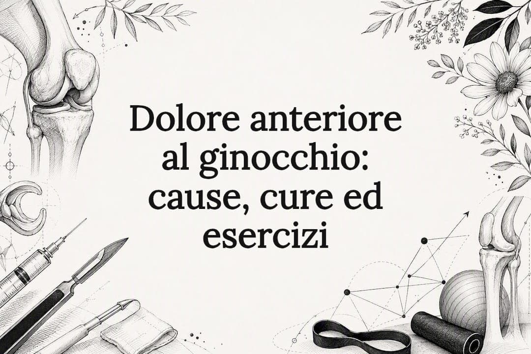 Dolore anteriore al ginocchio: cause, cure ed esercizi