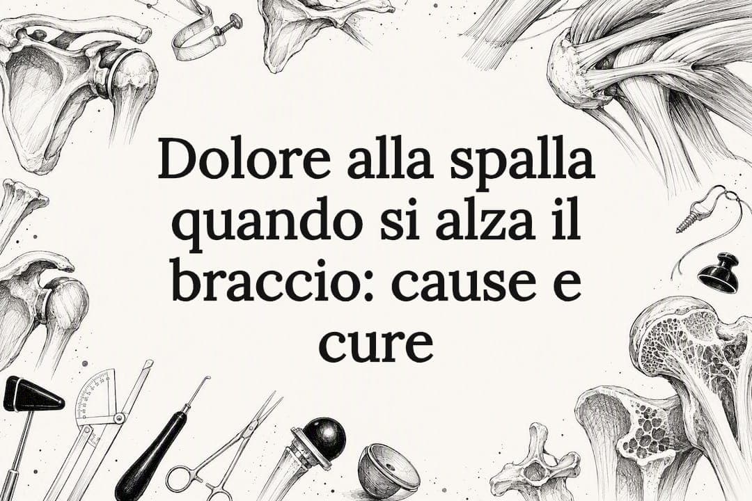Dolore alla spalla quando si alza il braccio: cause e cure
