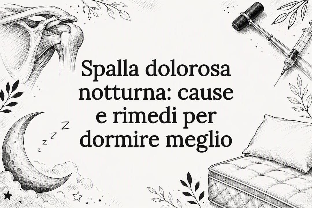 Spalla dolorosa notturna: cause e rimedi per dormire meglio