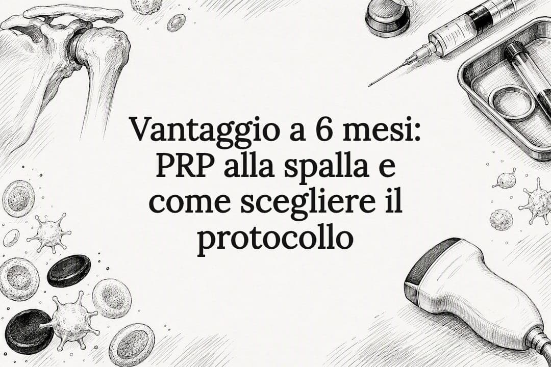 Vantaggio a 6 mesi: PRP alla spalla e come scegliere il protocollo