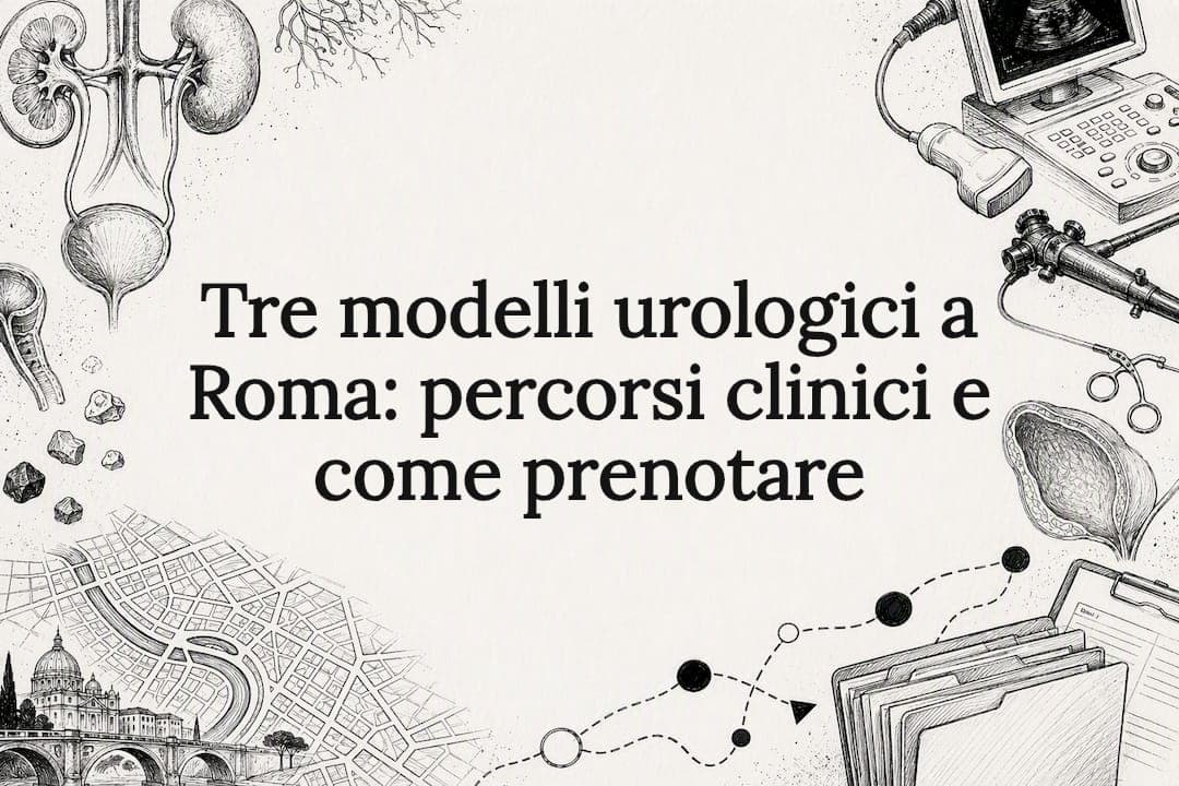 Tre modelli urologici a Roma: percorsi clinici e come prenotare