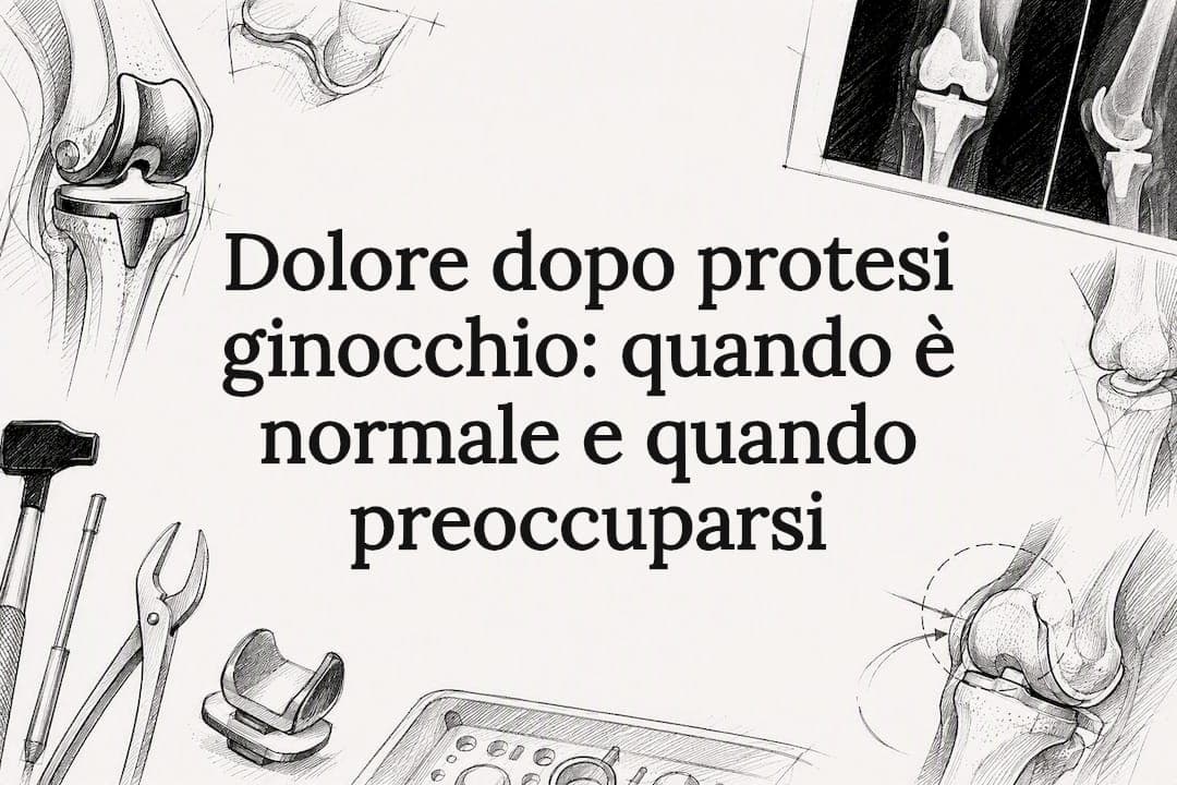 Dolore dopo protesi ginocchio: quando è normale e quando preoccuparsi