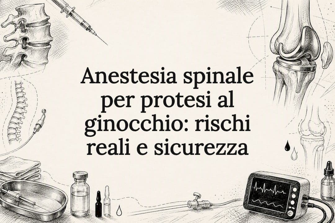 Anestesia spinale per protesi al ginocchio: rischi reali e sicurezza