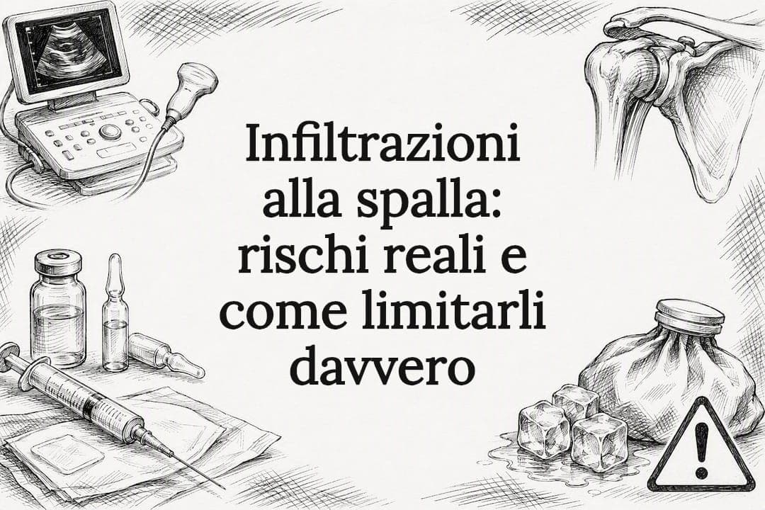 Infiltrazioni alla spalla: rischi reali e come limitarli davvero