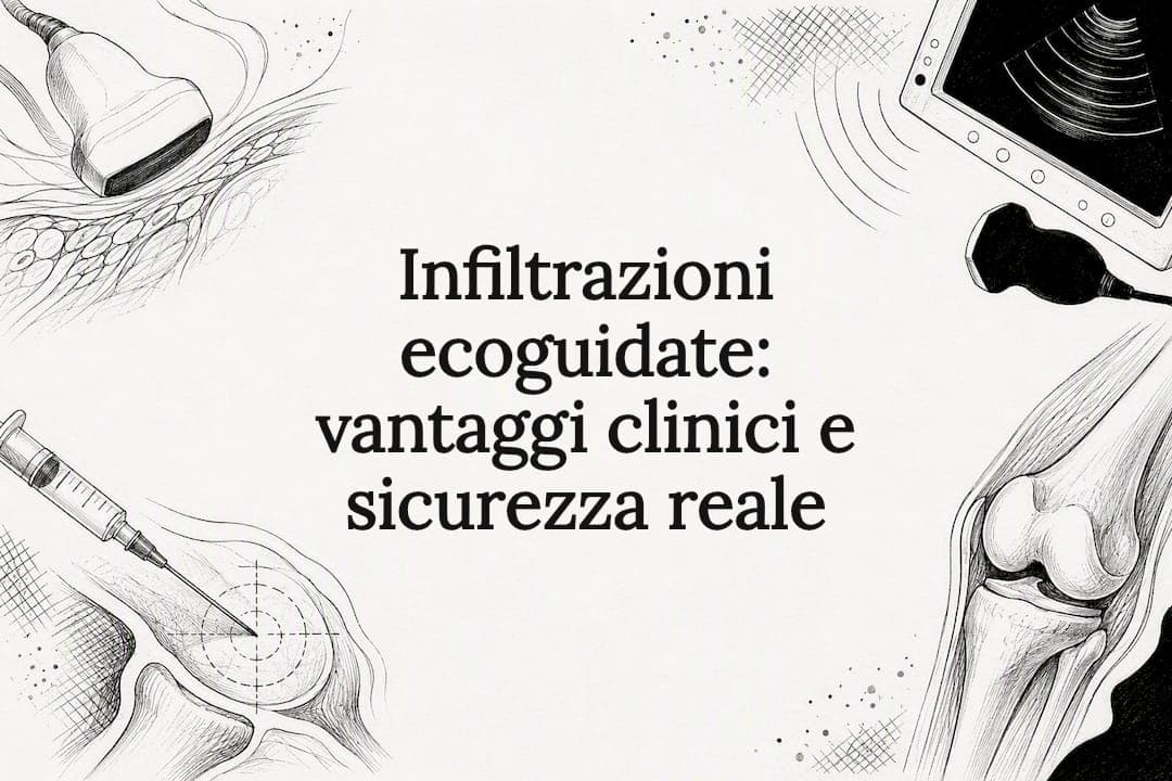 Infiltrazioni ecoguidate: vantaggi clinici e sicurezza reale