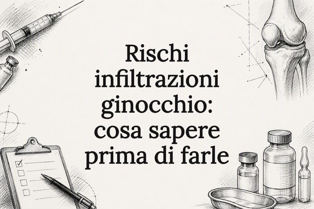 Rischi infiltrazioni ginocchio: cosa sapere prima di farle