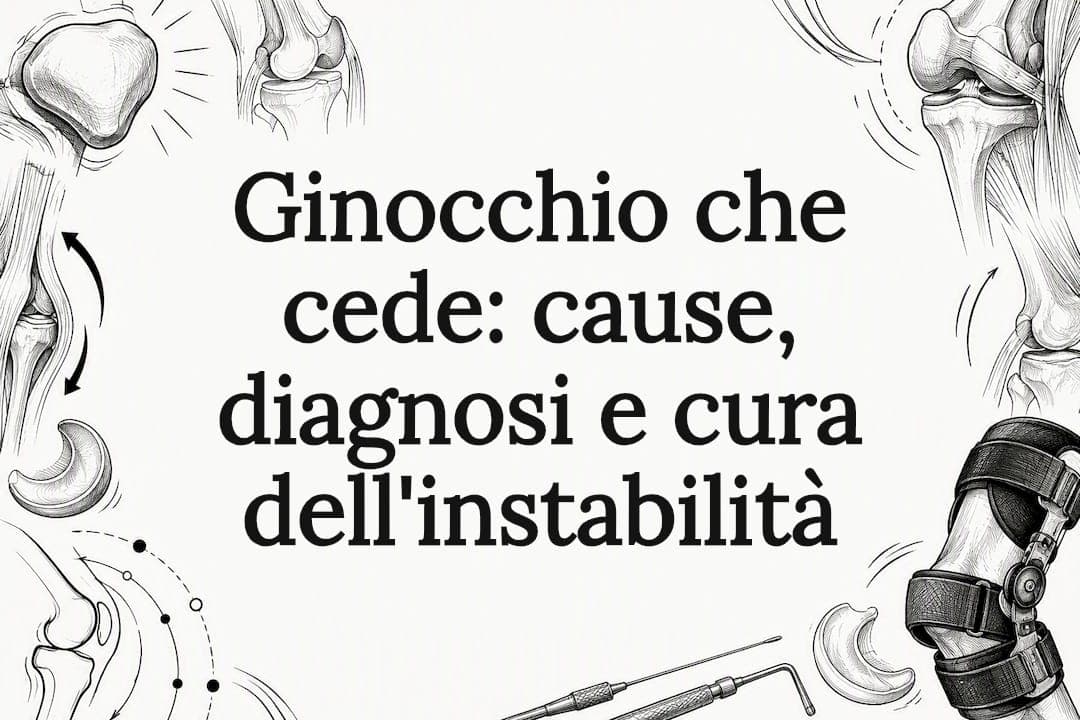 Ginocchio che cede: cause, diagnosi e cura dell'instabilità