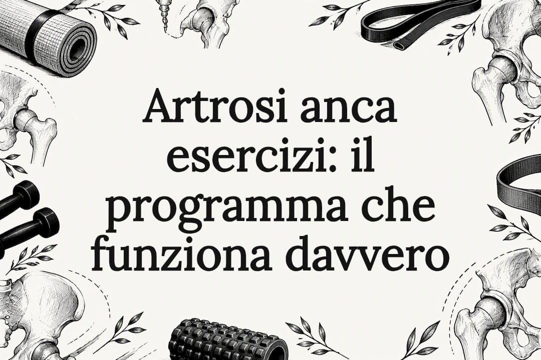 Artrosi anca esercizi: il programma che funziona davvero