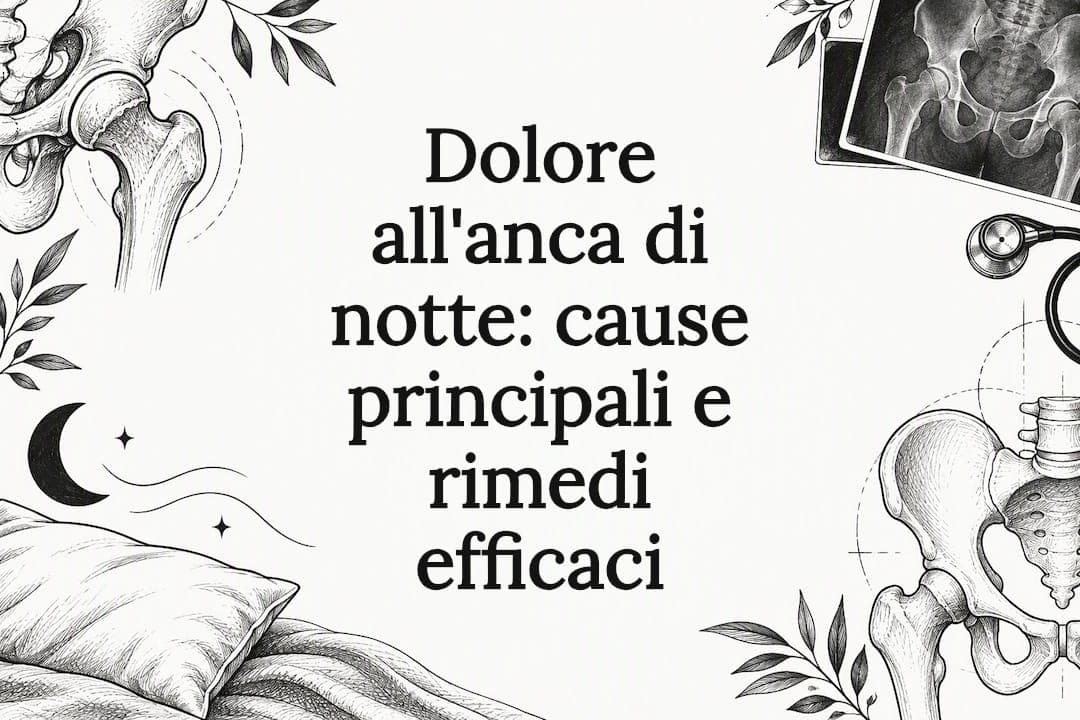 Dolore all'anca di notte: cause principali e rimedi efficaci