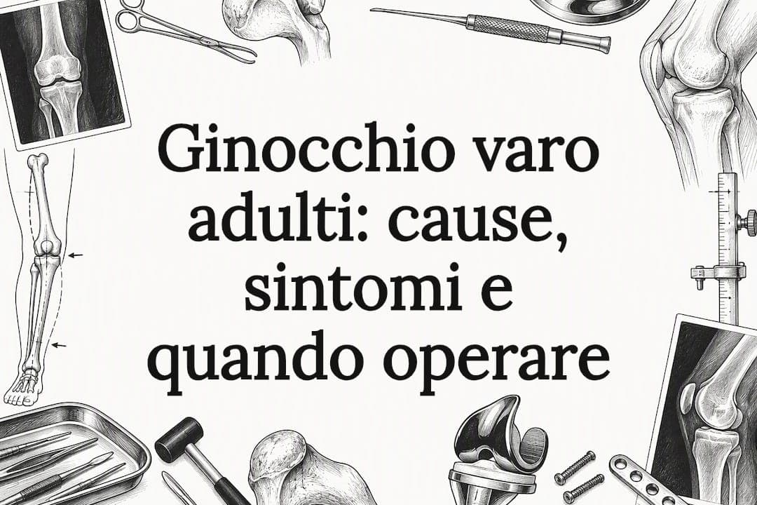Ginocchio varo adulti: cause, sintomi e quando operare