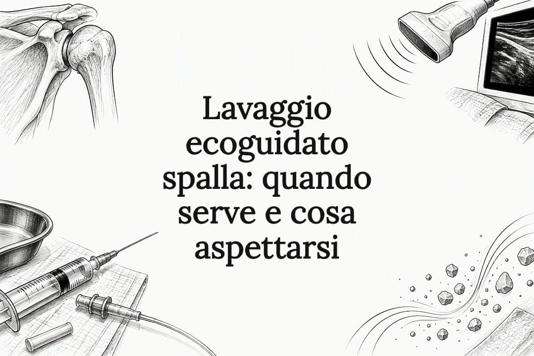 Lavaggio ecoguidato spalla: quando serve e cosa aspettarsi