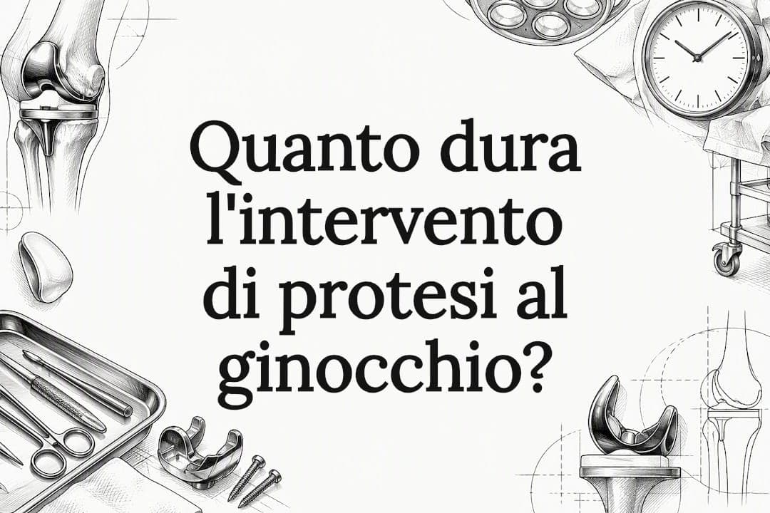 Quanto dura l'intervento di protesi al ginocchio?