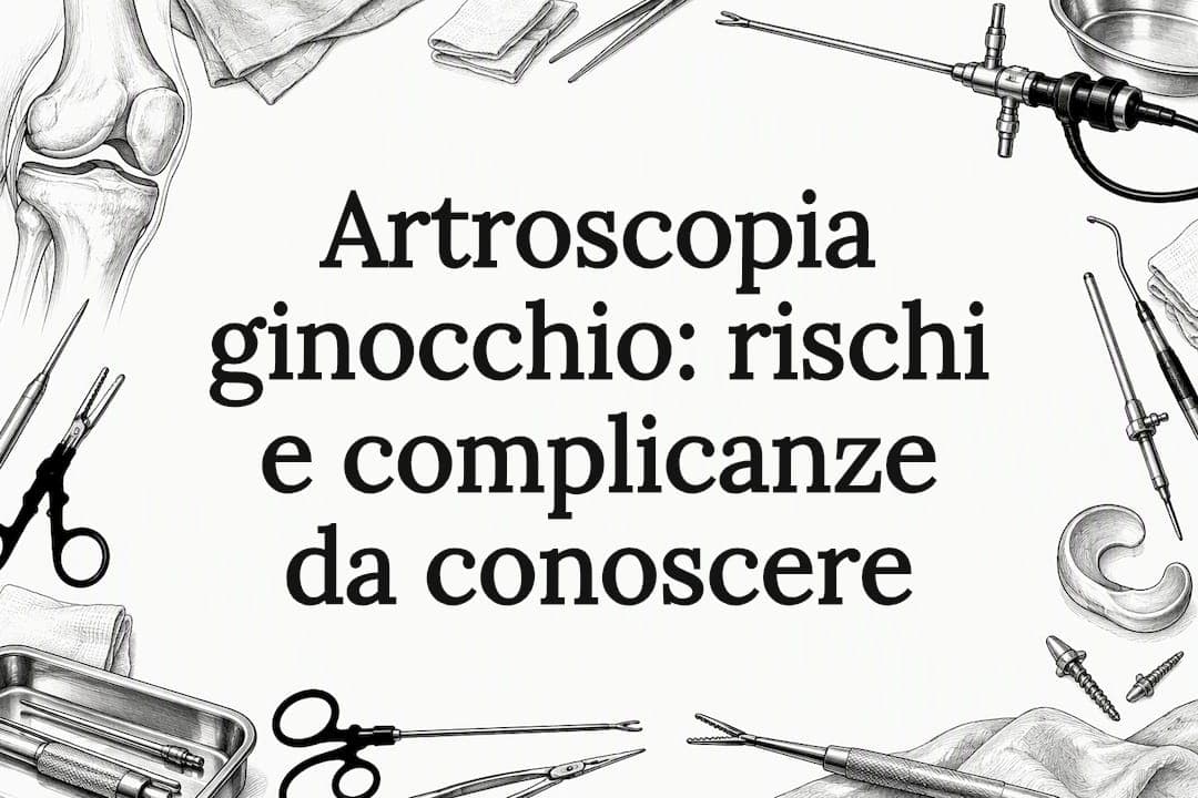 Artroscopia ginocchio: rischi e complicanze da conoscere